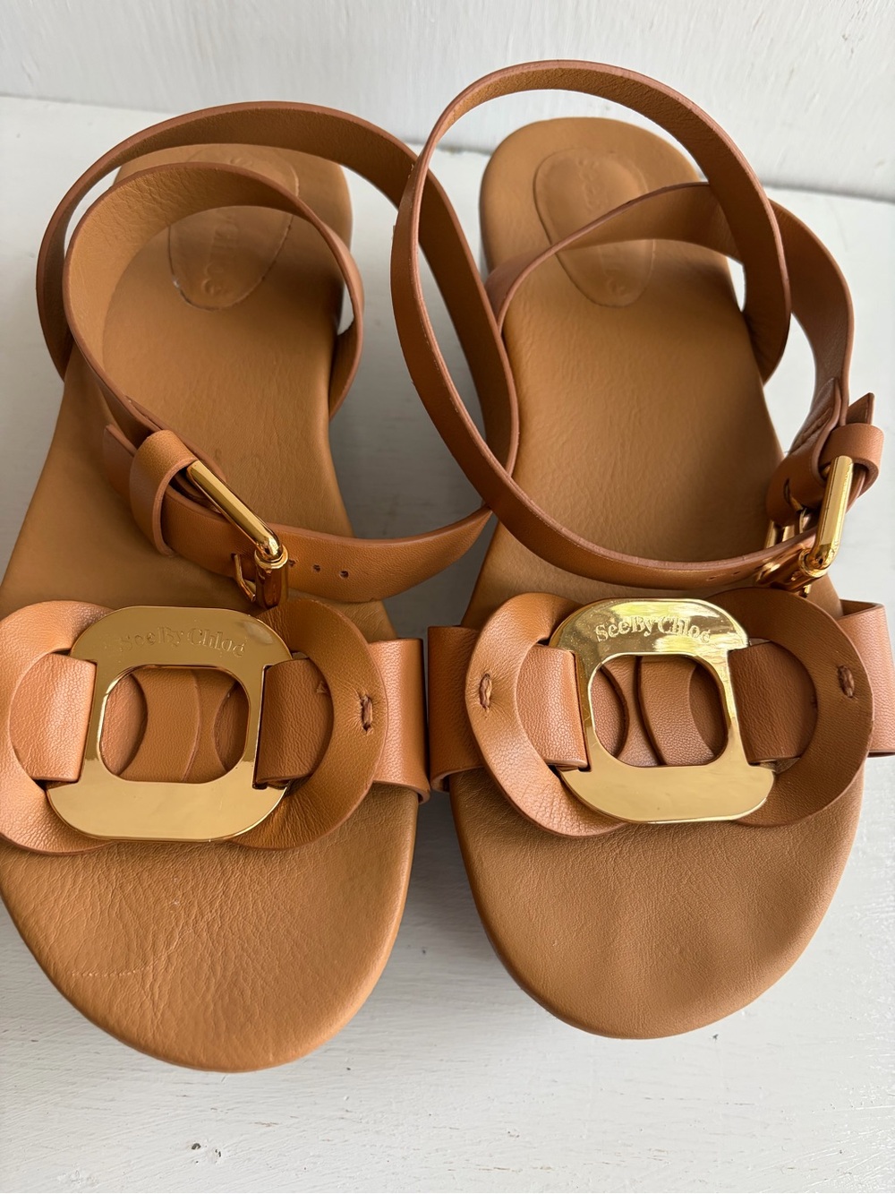 See by Chloé Chany Platform Sandals – Tan - Picture 8 of 10